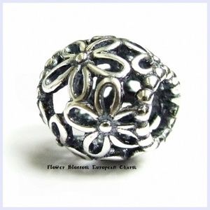 Openwork Flower Blossom European Charm This item is sold out